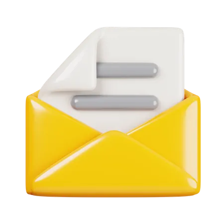 Correo electrónico  3D Icon