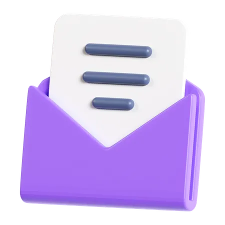 Correo electrónico  3D Icon