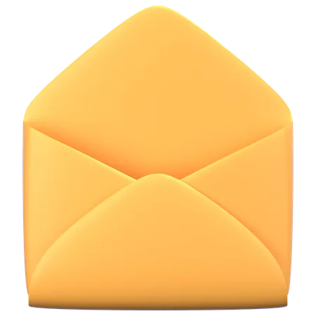 Abrir correo electrónico  3D Icon