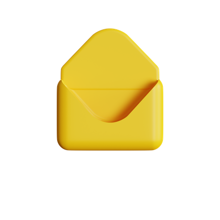 Abrir correo electrónico  3D Icon