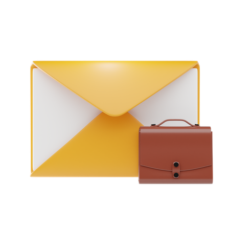 Email de negocios  3D Icon