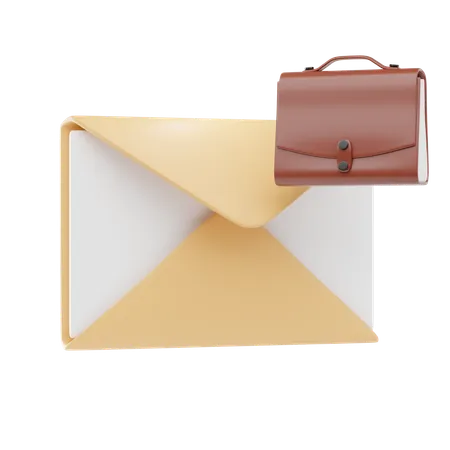 Email de negocios  3D Icon