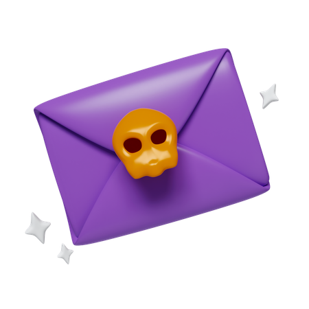 Correo electrónico de halloween  3D Icon