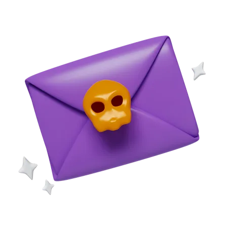 Correo electrónico de halloween  3D Icon