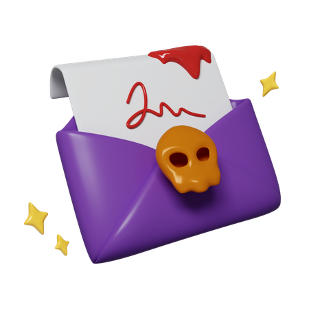 Correo electrónico de halloween  3D Icon