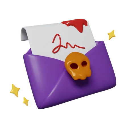 Correo electrónico de halloween  3D Icon