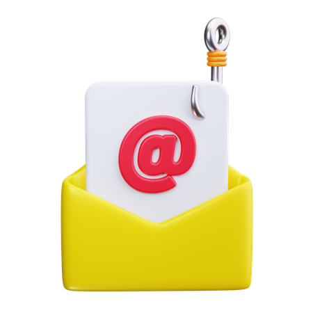 Correo electrónico de phishing  3D Icon