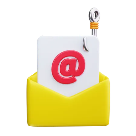 Correo electrónico de phishing  3D Icon