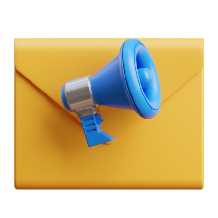 Correo electrónico de promoción  3D Icon