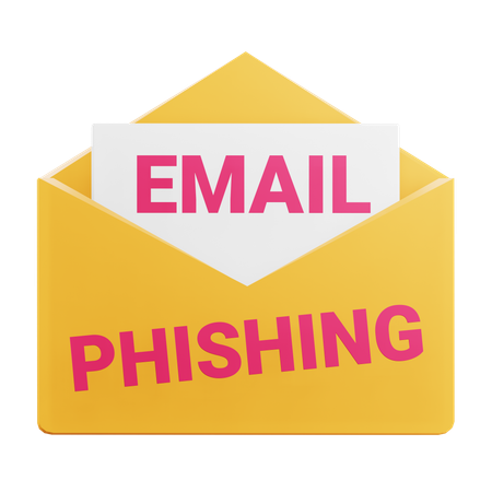 Correo electrónico de phishing  3D Icon