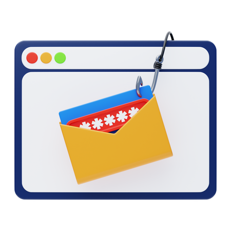 Phishing por correo electrónico  3D Icon