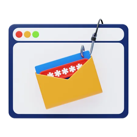 Phishing por correo electrónico  3D Icon