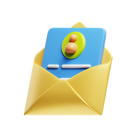 Correo de empleado  3D Icon