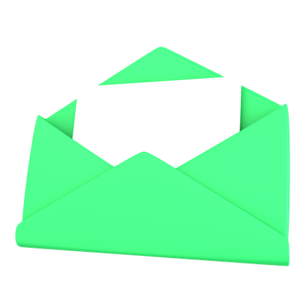 Correo comercial  3D Icon