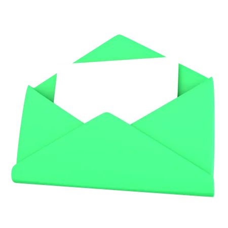 Correo comercial  3D Icon