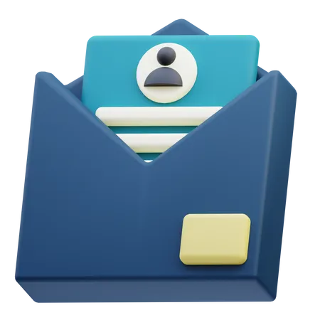 Correo comercial  3D Icon