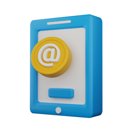 Correo en línea  3D Icon