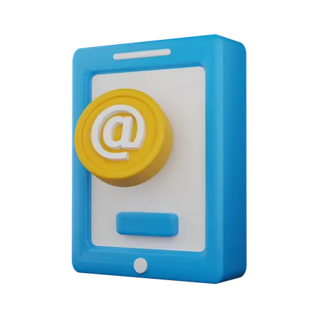 Correo en línea  3D Icon