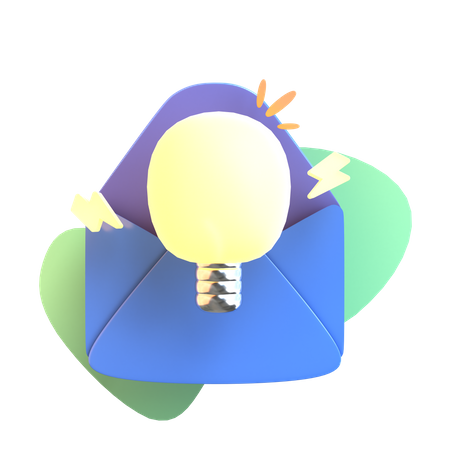 Idea de correo  3D Icon