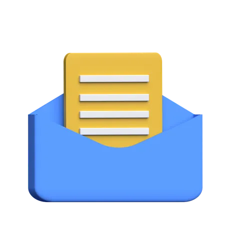 Correo movil  3D Icon