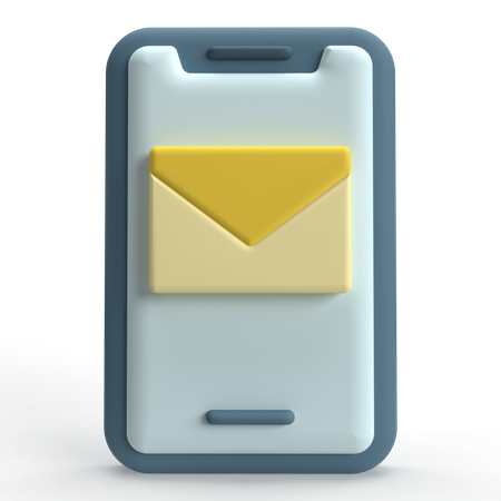 Correo movil  3D Icon