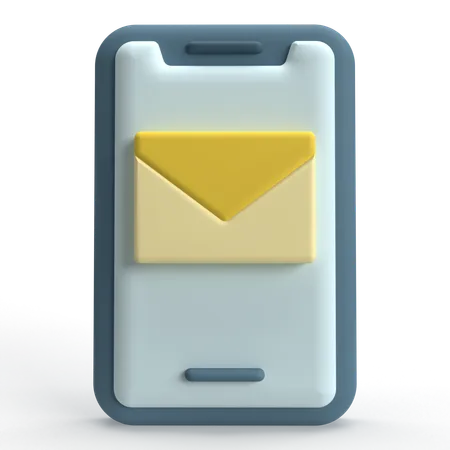 Correo movil  3D Icon