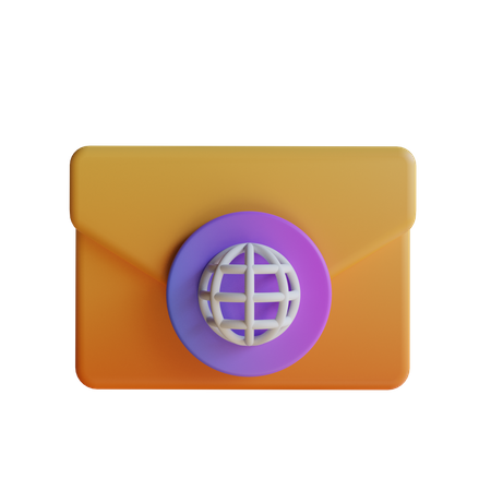 Mundo del correo  3D Icon