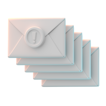 Correo basura  3D Icon