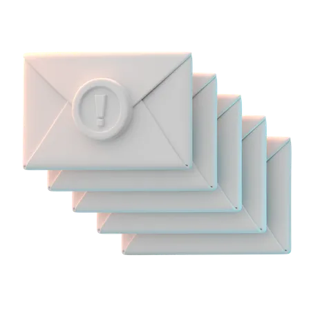 Correo basura  3D Icon