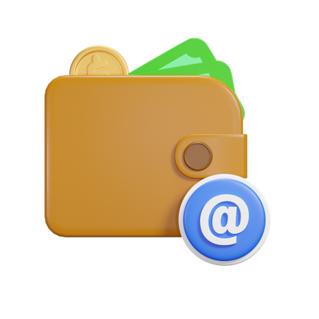 Pago por correo  3D Icon