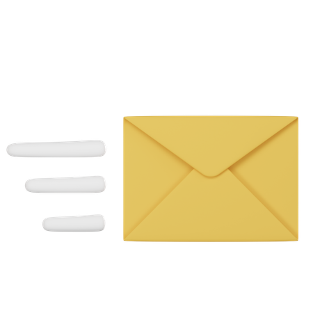 Correo rapido  3D Icon