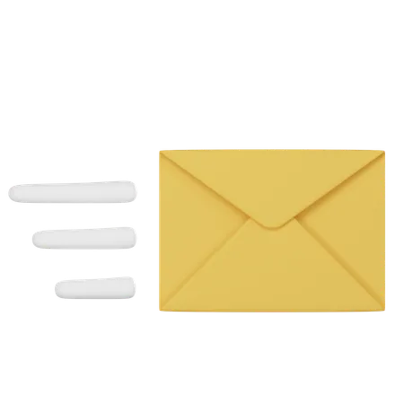 Correo rapido  3D Icon