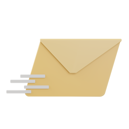 Correo rapido  3D Icon