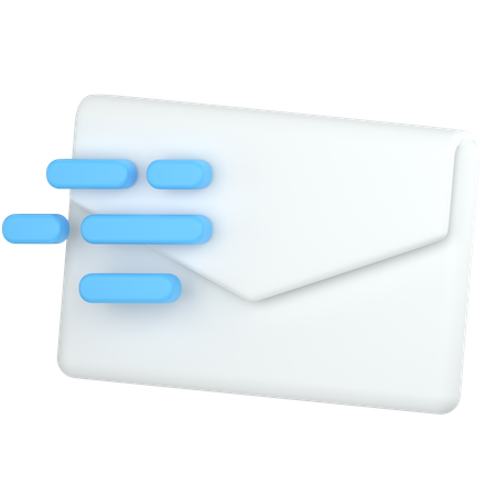 Correo rapido  3D Icon