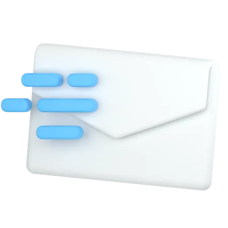 Correo rapido  3D Icon