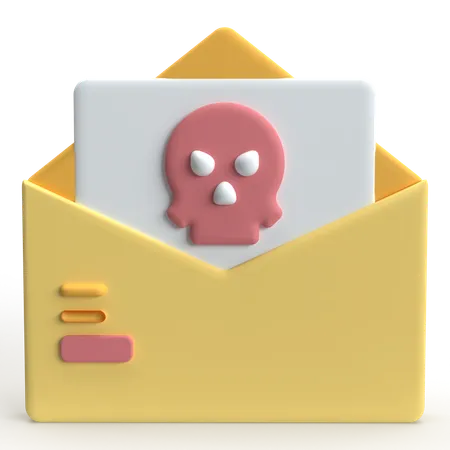 Correo basura  3D Icon