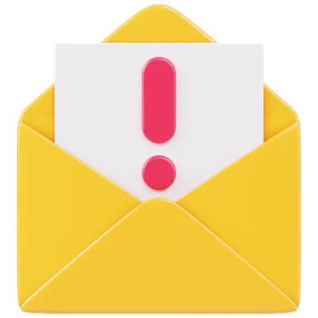 Correo basura  3D Icon