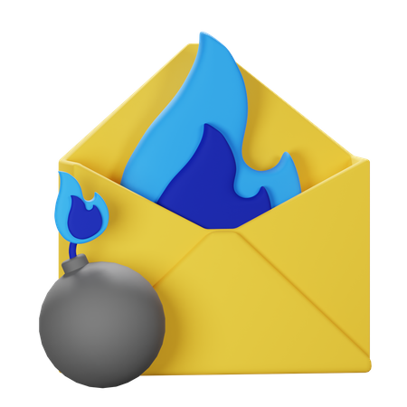 Correo basura  3D Icon