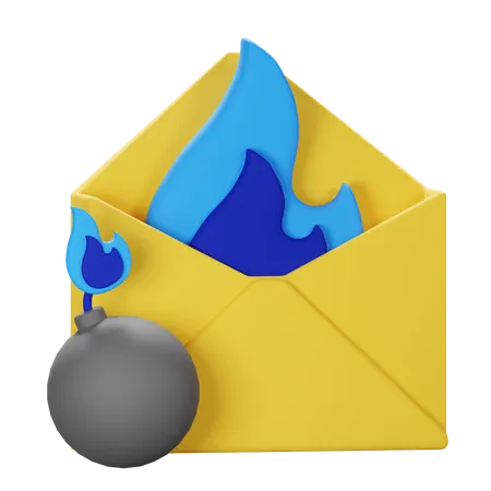 Correo basura  3D Icon