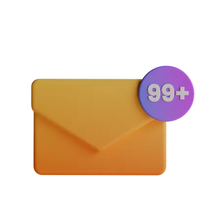 Correo basura  3D Icon