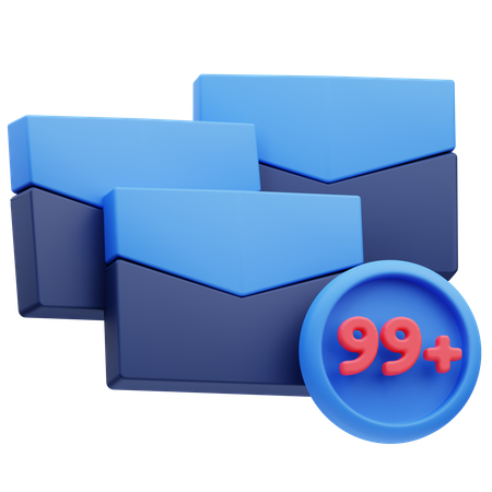 Correo basura  3D Icon