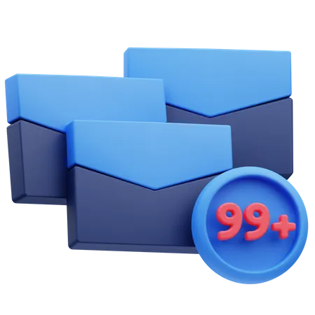 Correo basura  3D Icon