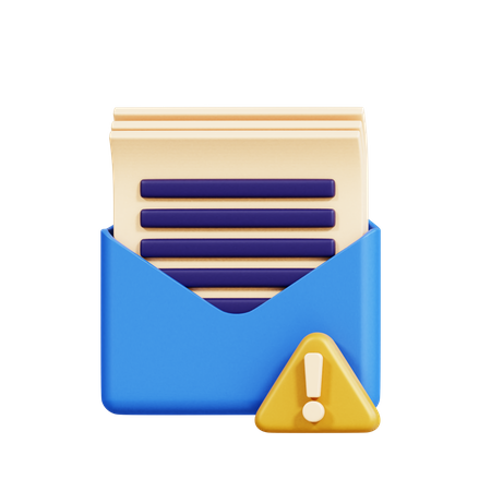 Correo basura  3D Icon