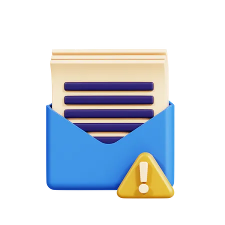 Correo basura  3D Icon