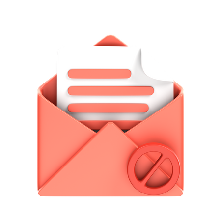 Correo basura  3D Icon