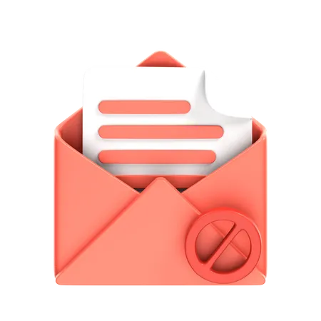 Correo basura  3D Icon