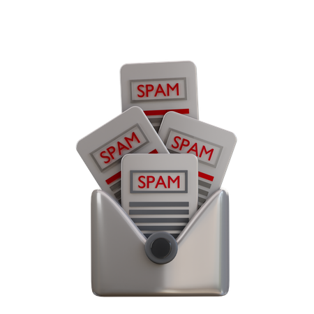 Correo basura  3D Icon