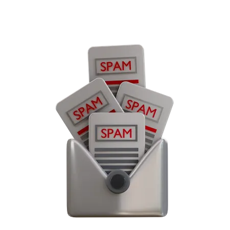 Correo basura  3D Icon