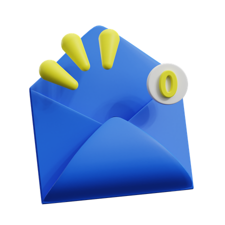 Correo vacio  3D Icon