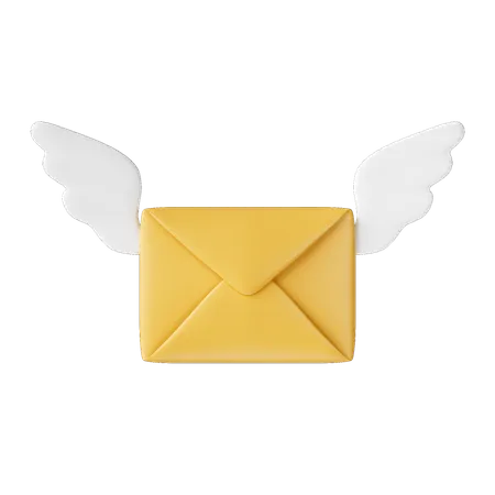 Correo volador  3D Icon